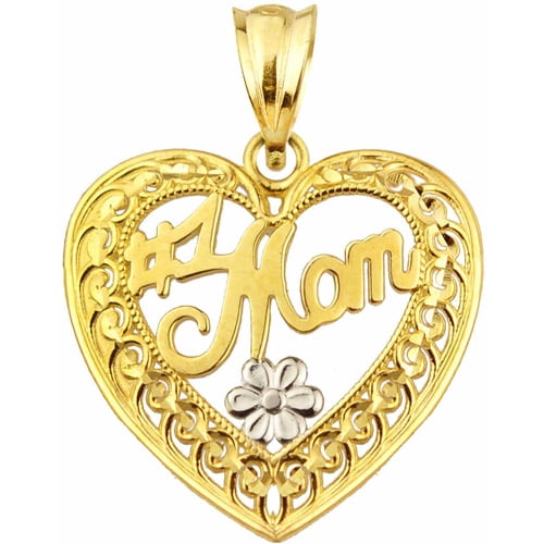 Details about   14k Yellow Gold I Love Michigan MI Letters with Heart on State Pendant 20x16mm