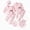 A110-Pink, variant on Zuwimk Baby Clothing Sets Unisex 7‑Piece Newborn Layette Essential Gift Bodysuit Outfit(A110-Pink)
