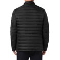 thumbnail image 3 of CHAQUETA PUFFER QUILTED CON CREMALLERA Y CUELLO ALTO PARA HOMBRE INSPIRAR CHIC, COLOR SÓLIDO, TAMAÑO S, NEGRO, 3 of 6