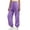 Purple, variant on SAWOBUUN Women High Waisted Joggers Pants Soft Loose Fit Sweatpants Casual Athletic Solid Color Pants with Pockets