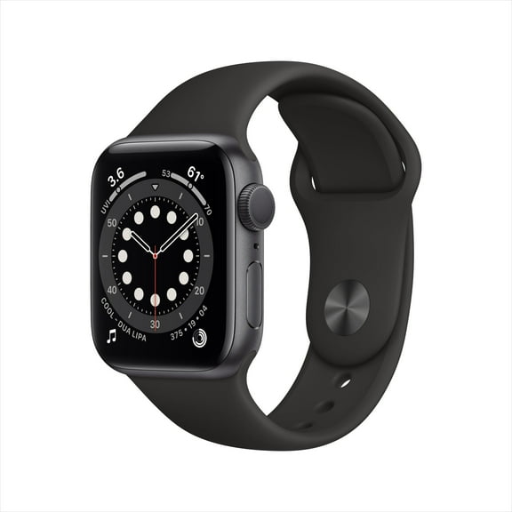 Pre-Owned Apple Watch Series 6 40mm GPS - Space Gray Aluminum Case - Black Sport Band (2020)