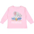 thumbnail image 3 of Inktastic My Great Aunt Loves me to the Moon and Back Elephant Family Boys or Girls Long Sleeve Toddler T-Shirt, 3 of 5