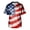 Hot Pink, variant on 4th Of July Scrubs Top for Men Regular Fit Patriotic V-Neck Short Sleeve Graphic Printed Scrub Tops 2026 Summer Comfort Stretchy Work Uniform with Pockets Red XXL
