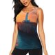thumbnail image 1 of Fotbe Lighthouse At Sunset Coast Blusas Sin Mangas para Mujer – Estilo Casual, Corte Suelto, Slim-Fit, Cuello Redondo Deportivo, Tops de Verano para Gimnasio y Yoga-X-Large, 1 of 7