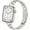 Light Starlight, variant on Thin Stainless Steel Bands Compatible with Apple Watch 38mm 40mm 41mm 42mm 44mm 45mm 46mm 49mm for Women, Metal Straps for iWatch Series 10 9 8 7 6 5 4 3 2 1 SE Rose Pink