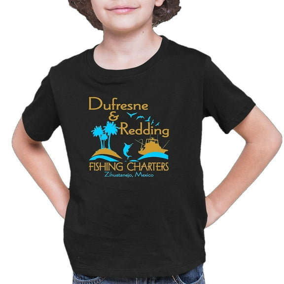 Youth Dufresne & Redding Fishing Charters Funny T-Shirt