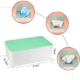 thumbnail image 2 of Cajas de toallitas húmedas, servilletero con tapa para hogar, oficina, 2 of 5