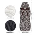 thumbnail image 7 of HUISEFOR Bow Leopard Print Car Seat Covers 2 Pack Breathable Elastic Car Seat Covers Protector, Comfortable, Easy to Installation, Fashion, Universal Fit for SUV Truck Sedan, 7 of 7