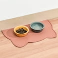 thumbnail image 5 of Non-slip and waterproof cat food mat | Silicone pet feeding mat | Tray mat for dog water bowl (17" x 10"), 5 of 8