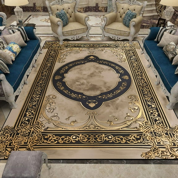 European Style Carpet Living Room Sofa Mat Luxury Large Bedroom ration Rug Customizable Lounge Porch