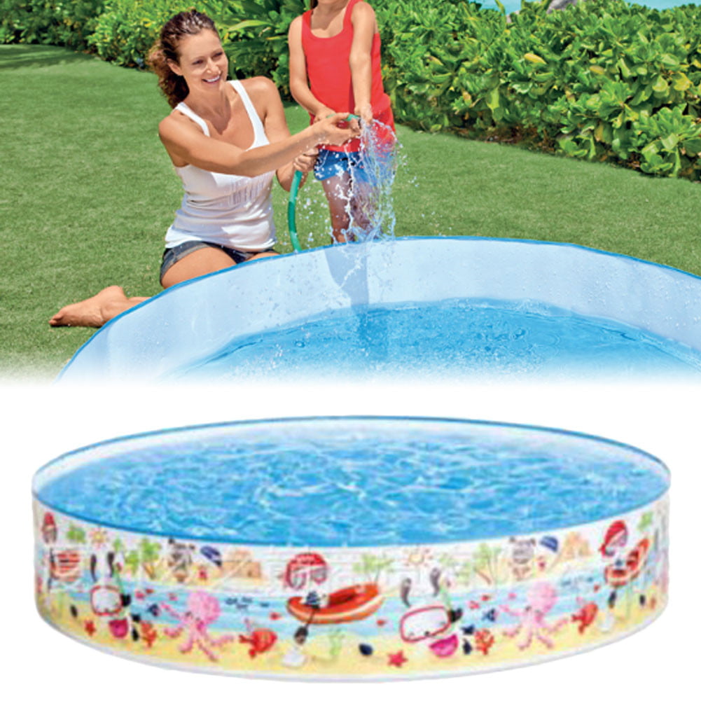 Kids Children Garden Snapset 4 ' x 10'' Paddling Rigid Swimming Pool Party 