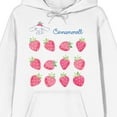 thumbnail image 2 of Cinnamoroll Strawberries Women's White Pullover Hoodie-Medium, 2 of 4
