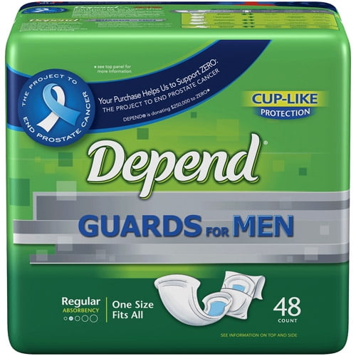 Depend Guards for Men, 48ct