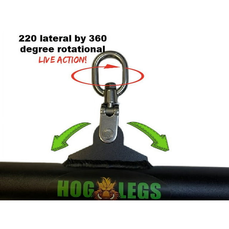 LPG Muscle Hog Legs 1 3 4 Fat 60 inch LAT Bar Cable Machine Attachment