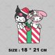 thumbnail image 1 of Parches de Hello Kitty para regalo de Navidad, transferencia de calor para planchar para ropa, Sanrio, lindo diseño, Kuromi, pegatinas impresas térmicas, bricolaje, 1 of 4