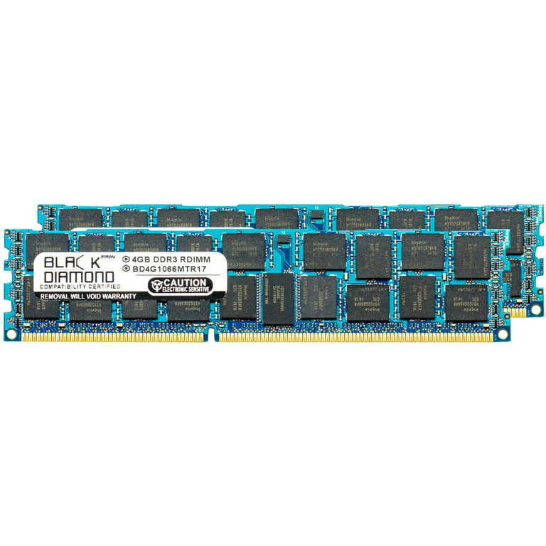 8GB 2X4GB Memory RAM for HP ProLiant Series DL380 G7 Base DDR3 RDIMM 240pin PC3-8500 1066MHz Black Diamond Memory Module Upgrade - Walmart.com