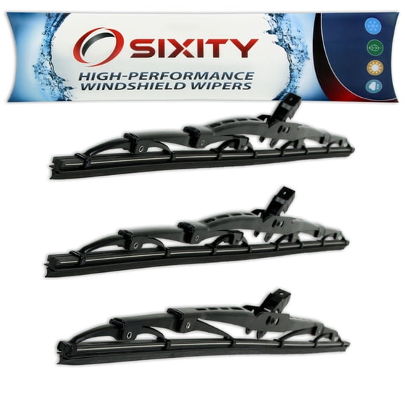 Sixity Auto S1 Front Rear Windshield Wiper Blades compatible with Mazda RX-7