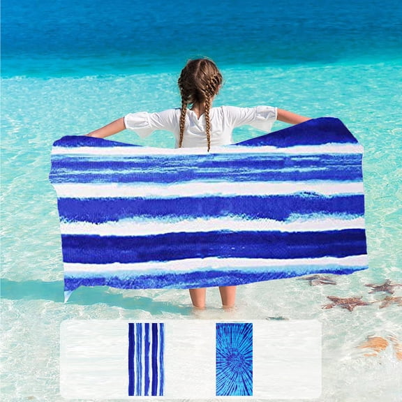 Beach Towels Oversized 63x31 Inch Large Quick Dry Sand Free Microfiber Travel Towel Super Absorbent Lightweight for Pool Swimming Camping Picnic by PALIFEUR