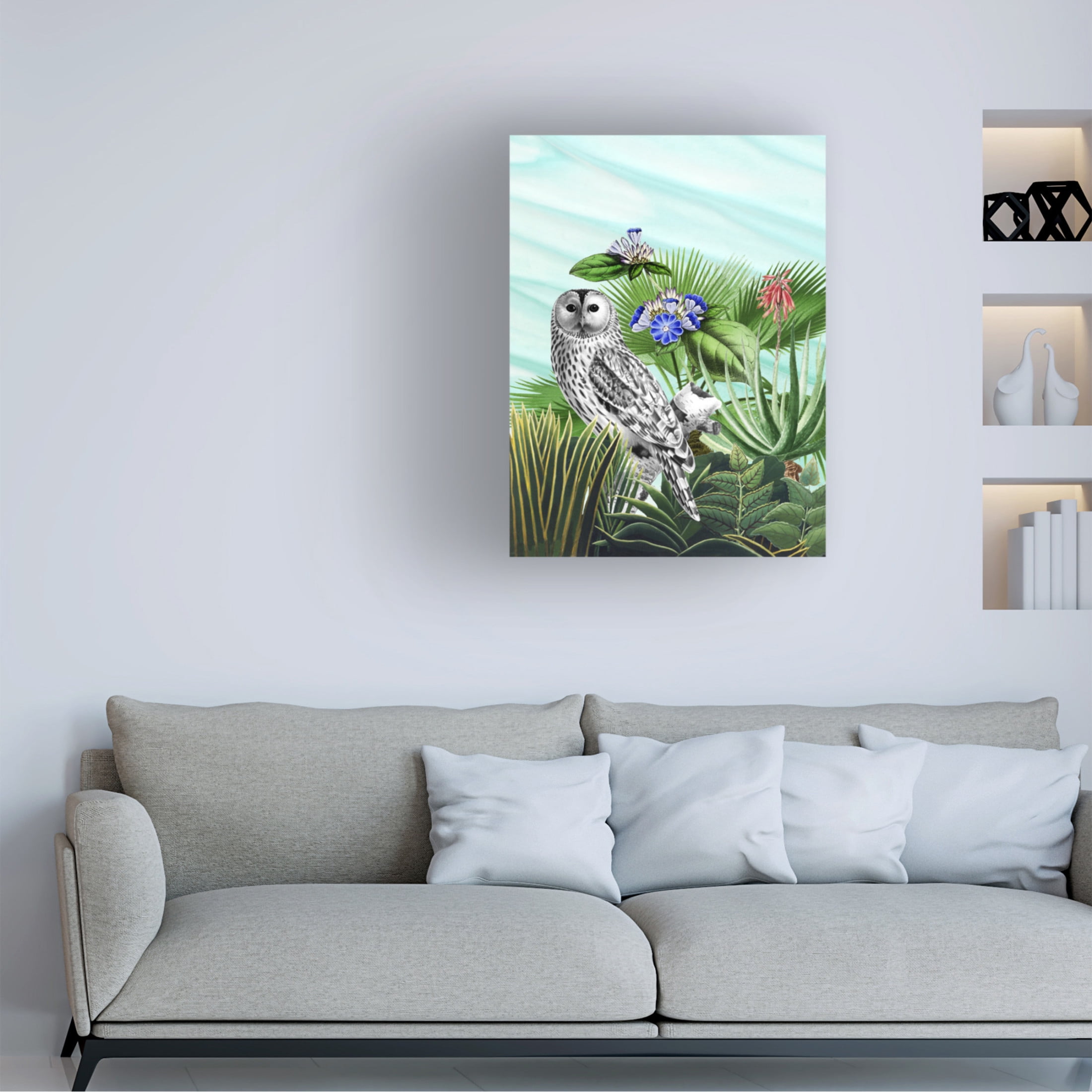 Trademark Fine Art Melissa Wang  Tropical Wave II Canvas Wall Art