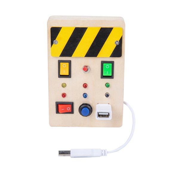 Planche d'Activités avec Lumière DEL - Jouets pour Tout-Petits pour Garçon et Fille de 1 An, Cadeaux pour Garçon de 1 à 3 Ans, Jouets Sensoriels pour Enfants