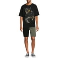 thumbnail image 3 of No Boundaries Men's and Big Men's Oversized T-Shirts, 2-Pack, Sizes XS-5XL, 3 of 5