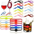 thumbnail image 4 of fastboy 24pieces Easy To Clean Glass Markers Bright Color Cup Labels For Easy Cup Identification Suitable 5Set, 4 of 6