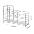thumbnail image 5 of KAKOWELY Toothpaste Rack Toothbrush Holder Household Desktop Toothbrush Toothpaste Holder Bathroom Countertop Rack7.09"X4.92"X2.36", 5 of 5