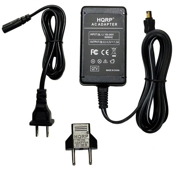 HQRP AC Adapter / Power Supply compatible with SONY AC-LS5K ACLS5K DSC-G1 DSC-G3 DSC-W290 DSC-W300 DSC-HX5 DSC-HX5V DSC-N2 Digital Still Camera