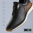 thumbnail image 4 of Johnston & Murphy Men's XC4 H1-Luxe  Hybrid Golf Shoes (Black/Dark Gray Full Grain, 9.5), 4 of 6