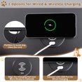 thumbnail image 5 of 2-In-1 Dog House with Drawer and Wired Wireless Charging-Black, Dog House, Dog House for Dogs Indoor or Outside, Weatherproof Dog House Outdoor, Featuring Breathable Dog, Easy to Clean, 5 of 8