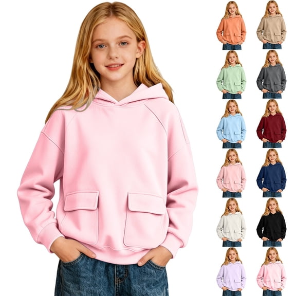 Shadoumai Zip Up Hoodies for Girls Oversized Sweatshirts Drop Shoulder Coat Lightweight Y2K Fall Track Jackets with Pockets