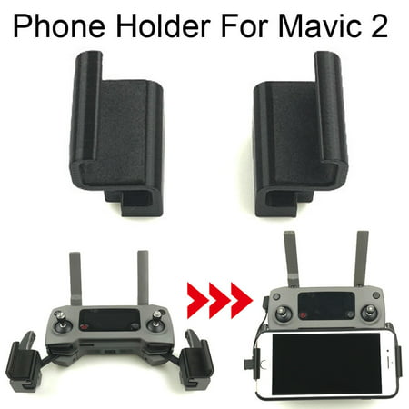 Muxika Mini Portable Widen Cellphone Holder Clip Mount For DJI Mavic 2 Pro/Zoom (Best Phone For Mavic Pro)