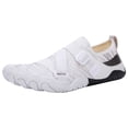 thumbnail image 3 of Water Shoes for Women Men Quick Dry Hiking Beach Barefoot Boat Footwear Outdoor Activities Lightweight Slip On Unisex Aqua Shoe White 36, 3 of 10