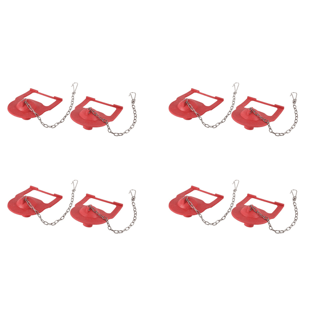 8 Pcs Kit de Remplacement de Flapper de Toilette 2 Pouces pour -Flapper à Ailettes, Remplacement pour Pièce de Toilette 84138, 84314