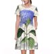 thumbnail image 1 of Disketp Vintage Flower para Vestido de Manga Corta para Mujeres, Vestidos de Verano para Mujeres, Casual y Holgado para la Playa, 1 of 6