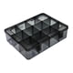 thumbnail image 1 of Caja de tornillos multifunción con compartimentos para guardar joyas, para manualidades con cuentas 12 rejillas L, 1 of 9