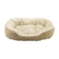 thumbnail image 1 of Sleep Zone Carved Plush Dog Bed, 1 of 4