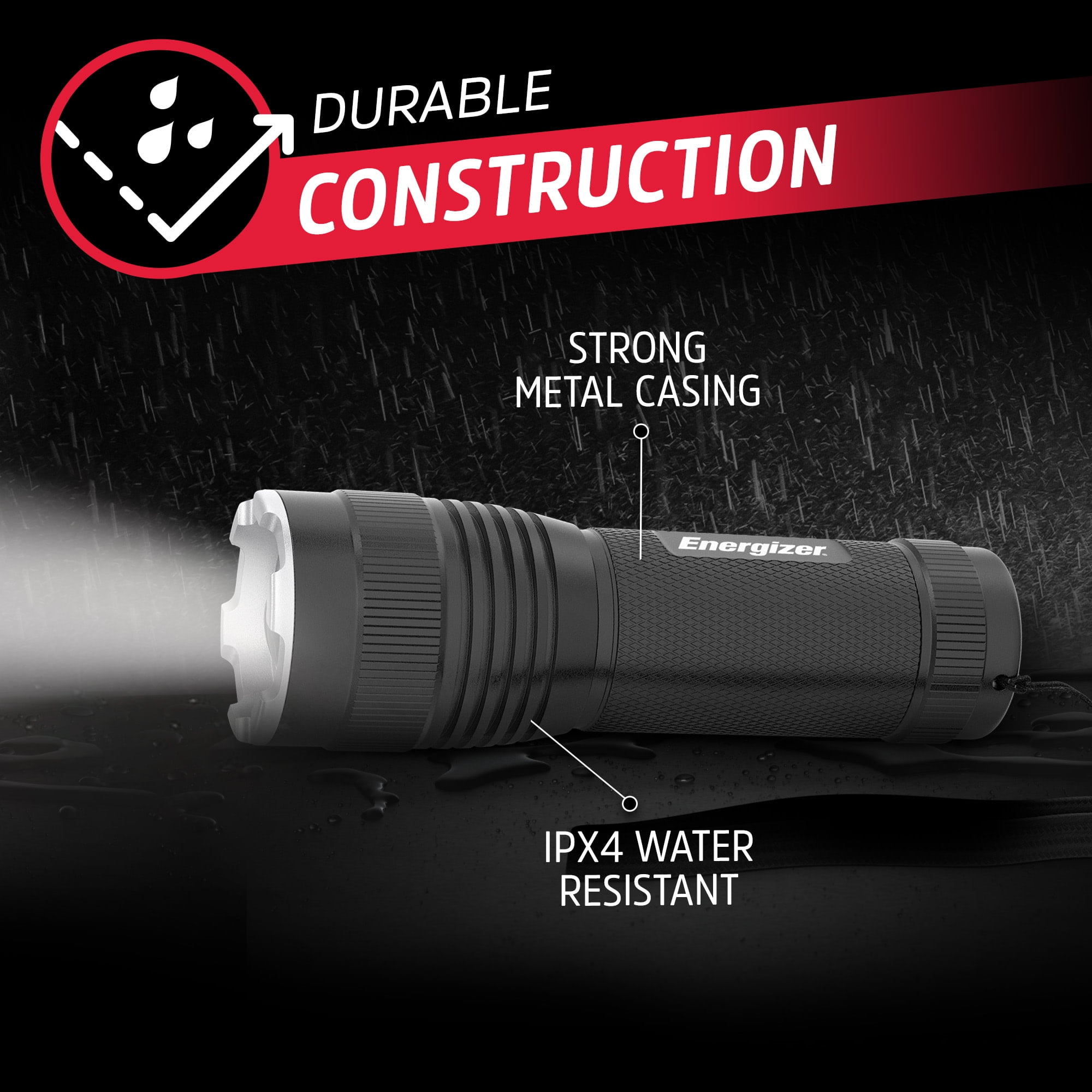 Energizer Tactical Mini LED Flashlights (3 Pack), Bright 375 Lumens, Durable Metal Body, Pocket Torch for Camping, EDC, Emergency, Running and Hunting, Batteries Included