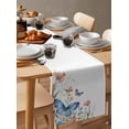 thumbnail image 2 of Table Runner Pink Blue Flower Table Decoration for Kitchen Dinning Spring Butterfly Table Decoration for Indoor Outdoor Party Wedding Decor 13x90 Inch, 2 of 7