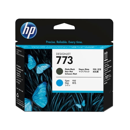 HP 773 Matte Black/Cyan DesignJet Printhead, C1Q20A