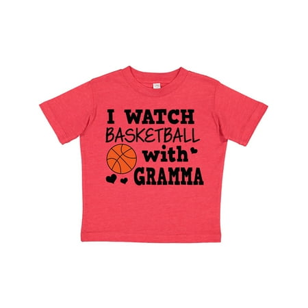 

Inktastic I Watch Basketball with Gramma Gift Toddler Boy Girl T-Shirt