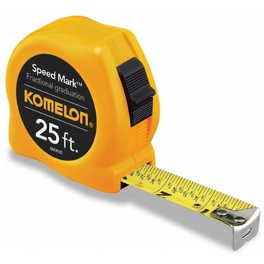 Komelon SM5425 25ft Speedmark Gripper Tape Measure - Walmart.com