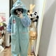 thumbnail image 4 of Pijama de felpa Kawaii Sanrio para mujer, ropa de estar por casa de dibujos animados Hangyodon, pijama con capucha, bata larga de felpa para dormir, monos de invierno, 4 of 4