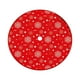 thumbnail image 2 of CaiYueKe Christmas Tree Skirt, Red Tree Skirts 35.4 Inch with Snowflake Reindeer Rustic Farmhouse Xmas Tree Skirt Christmas Decorations for Holiday Party Decoration, 2 of 7