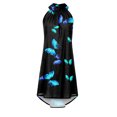 thumbnail image 6 of Summer Dresses For Women 2023 Sleeveless Round-Neck Dress Sexy Women's Fashion Sleeveless Printed Round Neck Loose Ladies Irregular Dress, 6 of 6