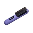 thumbnail image 3 of Plancha de pelo inalámbrica, plancha de pelo con calefacción, peine, miniplancha alisadora portátil, carga USB para niñas, salón en casa Violeta, 3 of 8