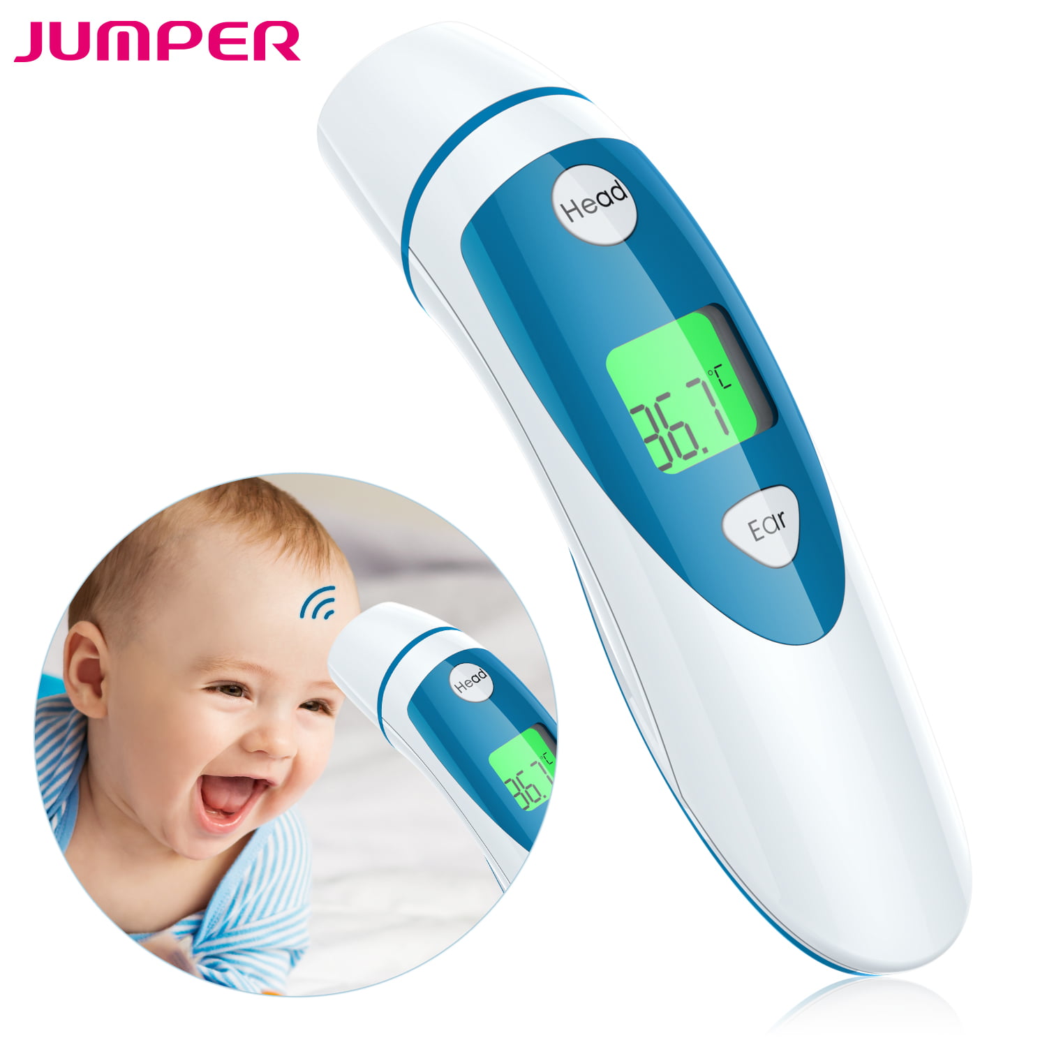 1 pcs digital oral thermometer baby adult kids body safe ear temperature XJ 