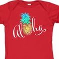 thumbnail image 4 of Inktastic Aloha in Cursive with Pineapple Rainbow Colors Boys or Girls Baby Bodysuit, 4 of 5