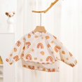 thumbnail image 4 of Baby Coverall Bib Infant Mess Proof Bib Feeding Apron Bib for Toddlers Newborn Long Sleeve Weaning Bib, 4 of 4