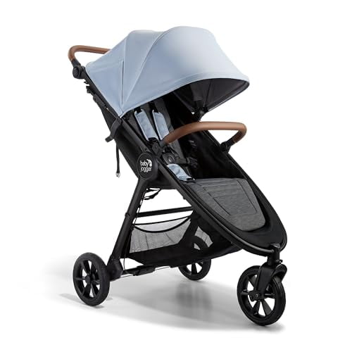 Baby Jogger City Mini GT2 Single Stroller, Eco-Friendly Series, Slate Fog, Four-Way Use with Infant Car Seat Adapters Included